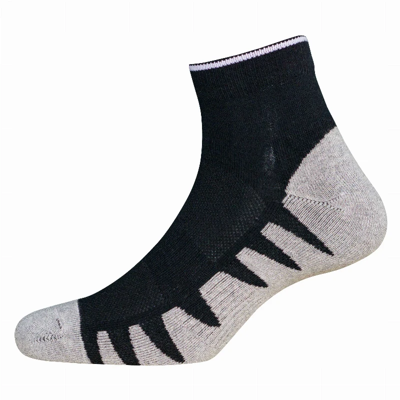 Ankle Sport Socks-Black/MGH